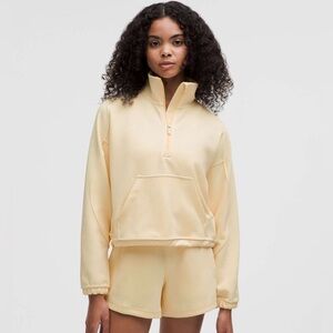 Brushed Softstreme Half Zip in Butter Cream Yellow - NWOT